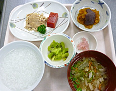 ニューライフあじす、阿知須の短期入所(ショートステイ)ご飯2